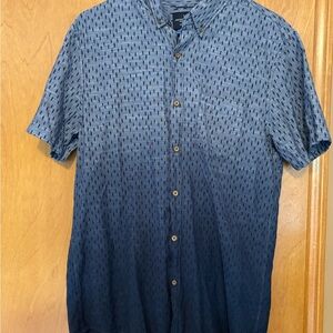 American Eagle Outfitters Blue Casual Button Down Shirt